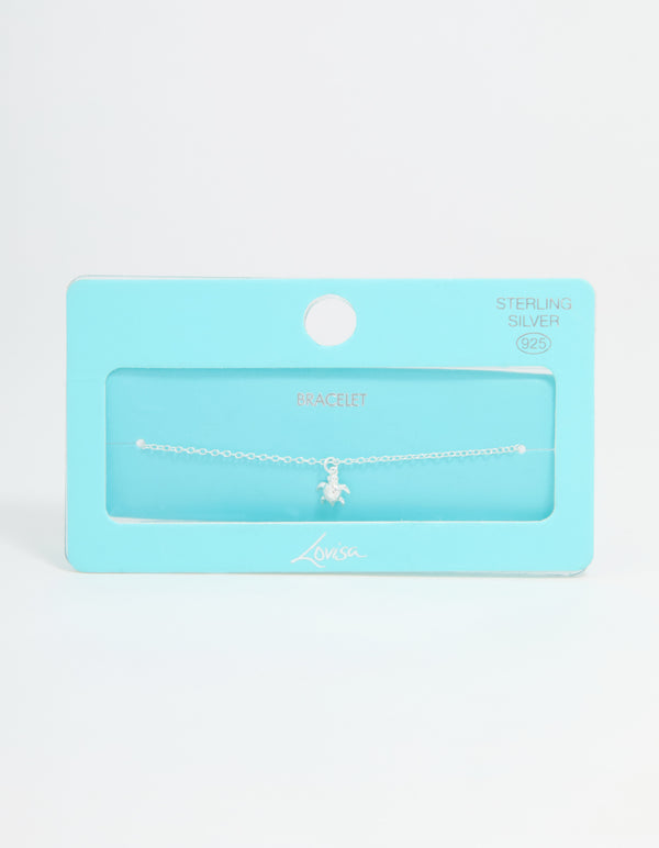 Sterling Silver Turtle Bracelet