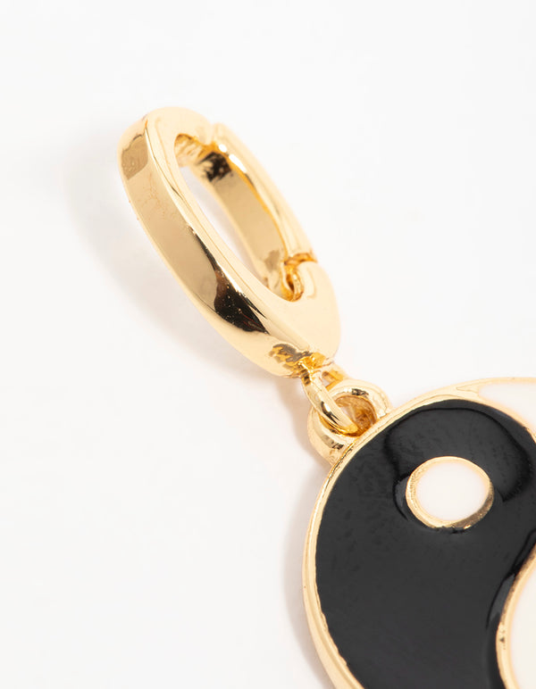 Gold Yin Yang Charm