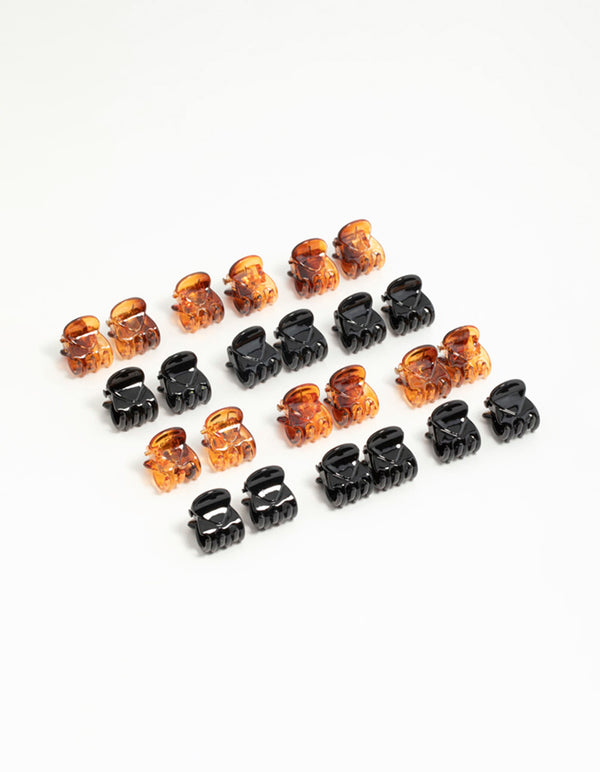 Neutral Mini Claw Clips 24-Pack