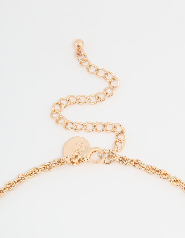 Gold Heart Pocket Watch Necklace
