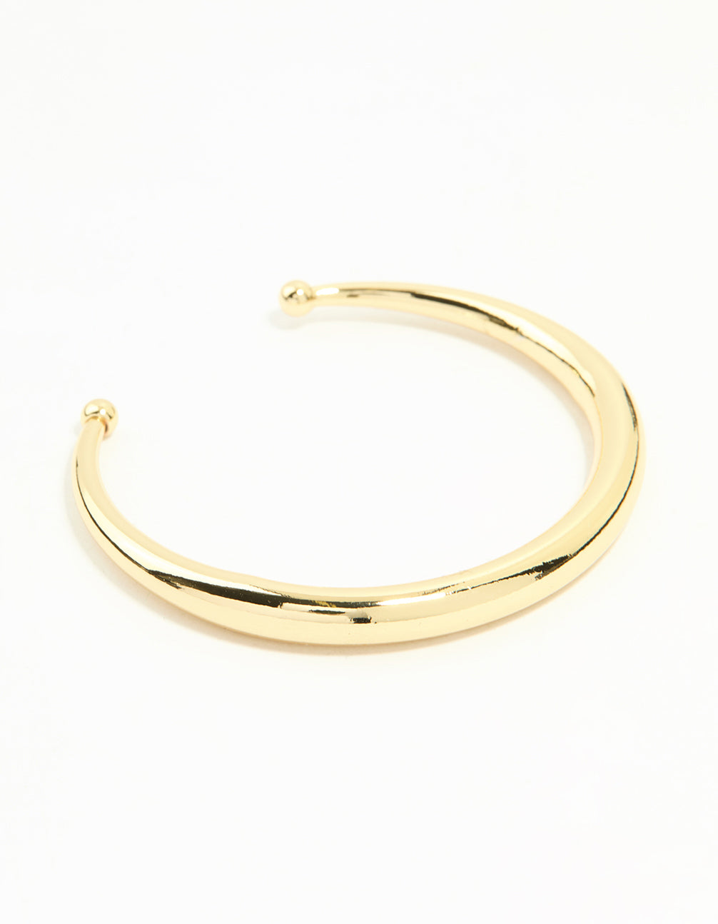 Gold Plated Open Wrist Cuff