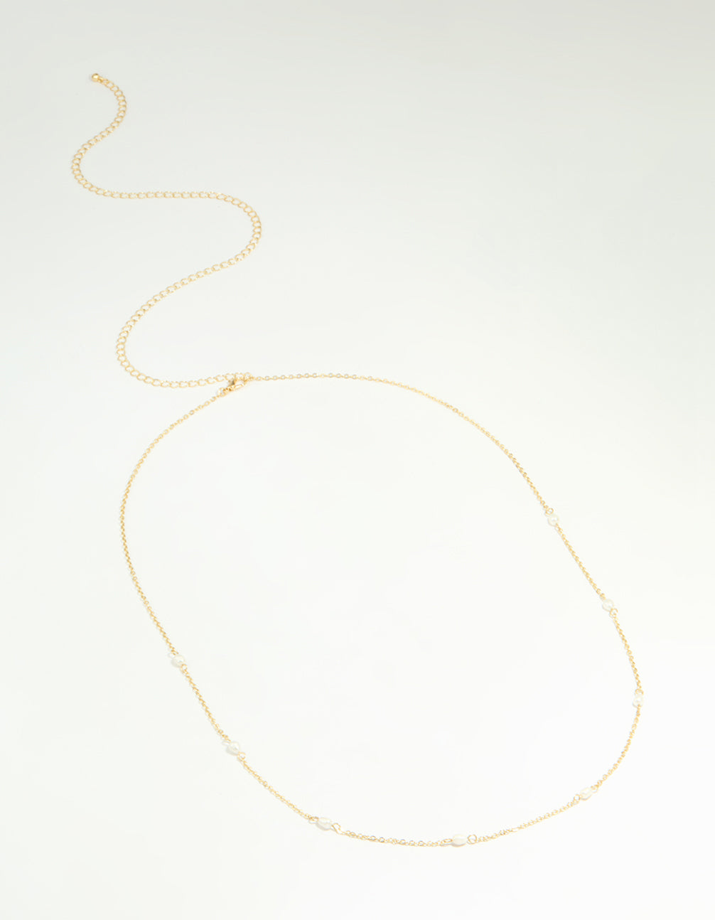 Gold Plated Freshwater Pearl Waist Chain