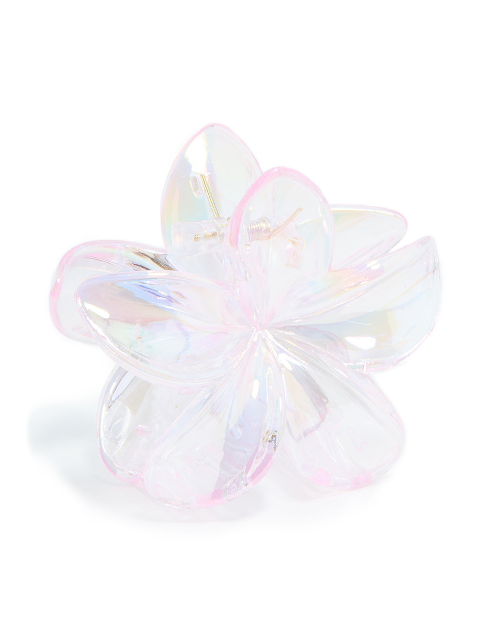 Iridescent Frangipani Claw Clip