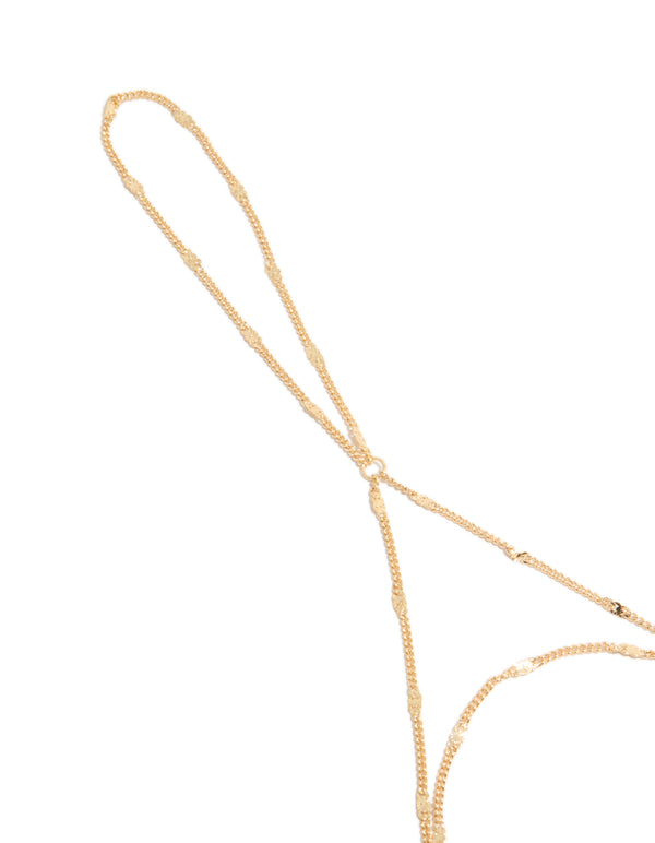 Gold Fine Chain Hand Chain
