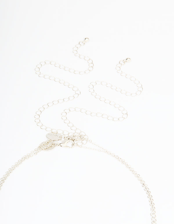 Silver Diamante Celestial Body Chain