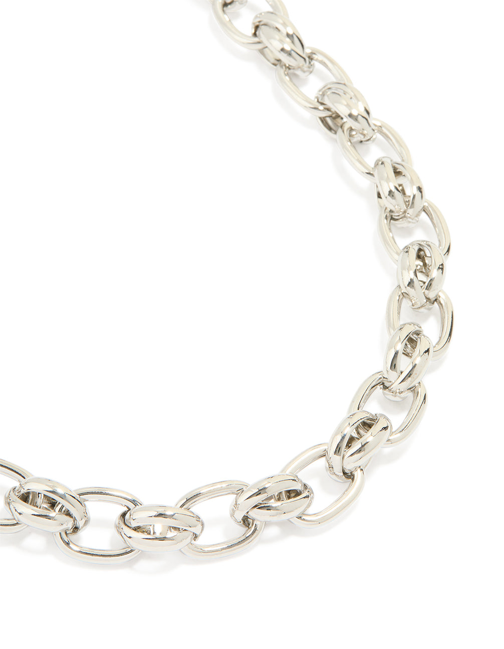 Silver Chunky Chain Necklace