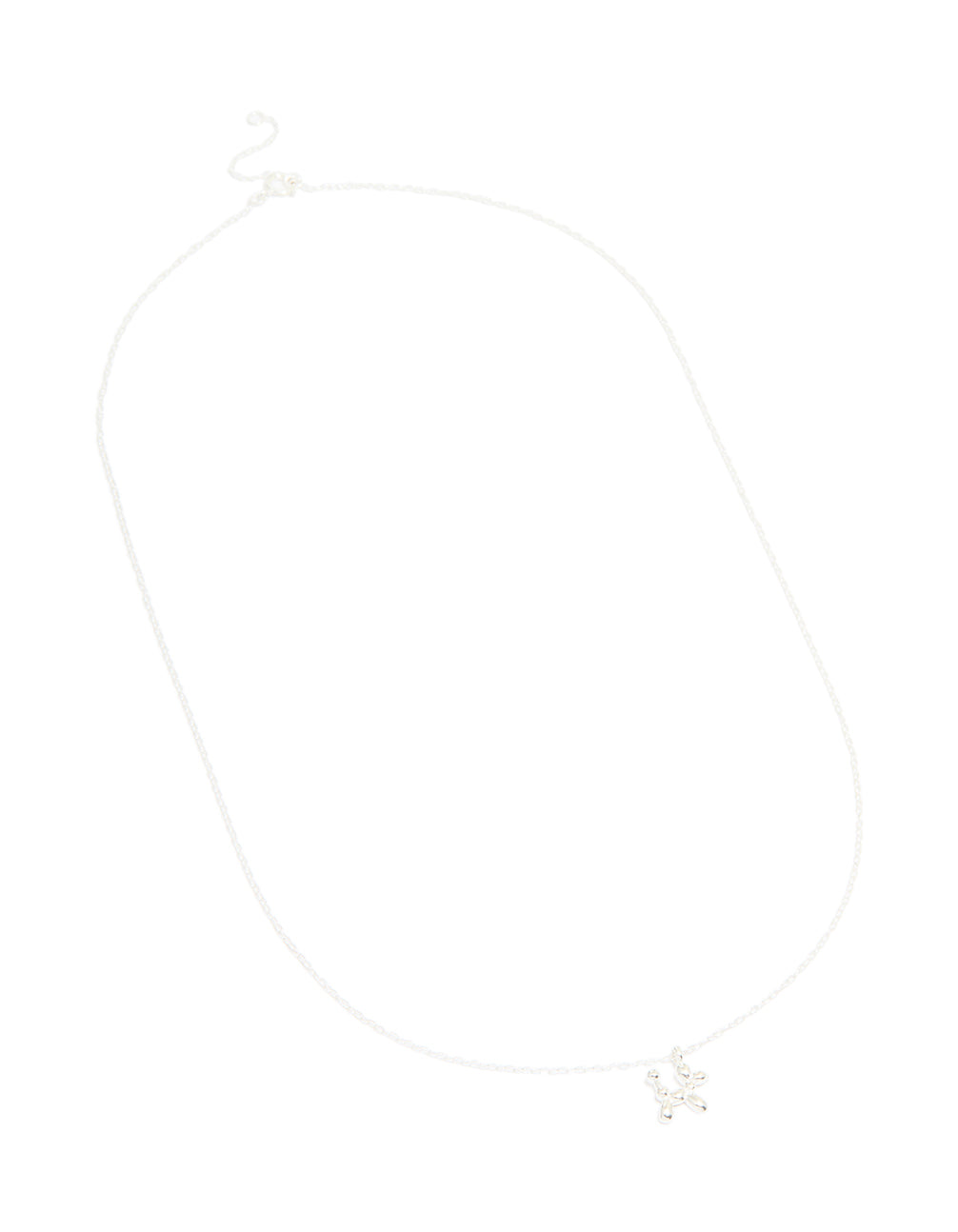 Sterling Silver Balloon Dog Necklace
