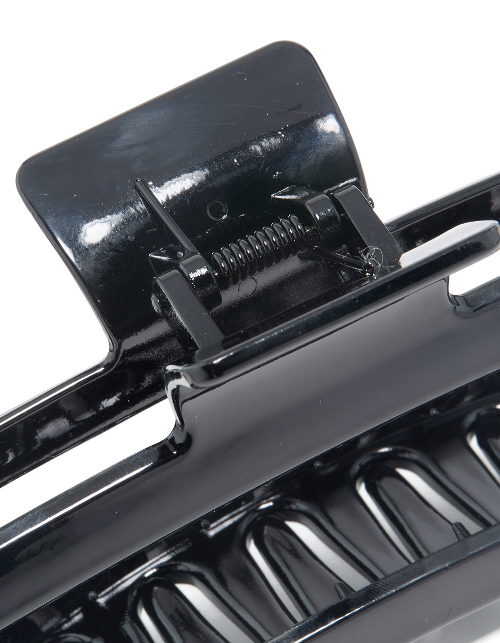 Black Coated Shiny Extra Large Claw Clip