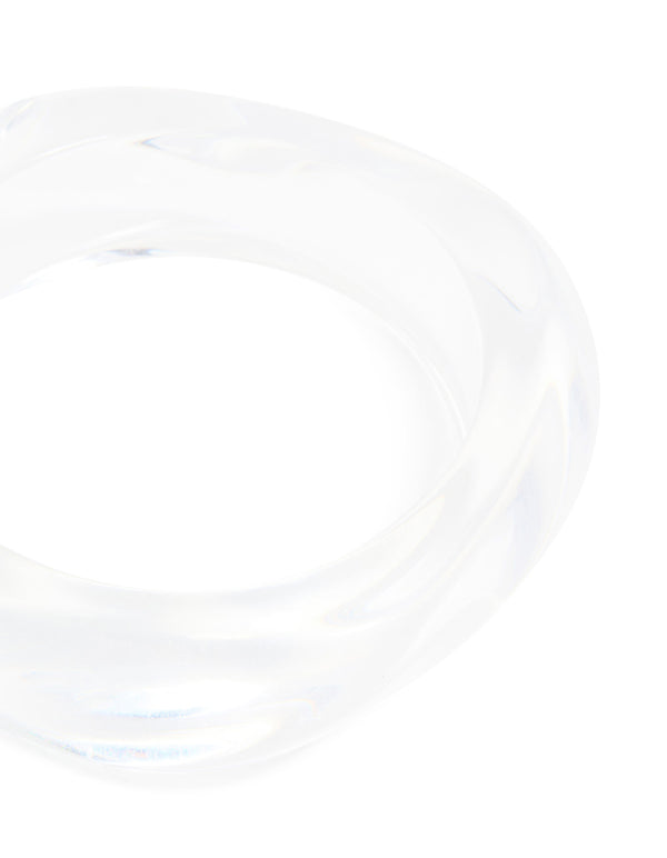 Clear Acrylic Bangle