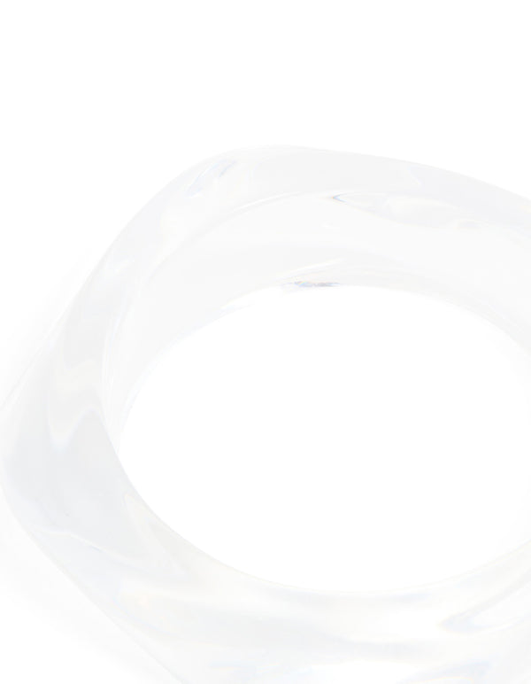 Clear Acrylic Bangle