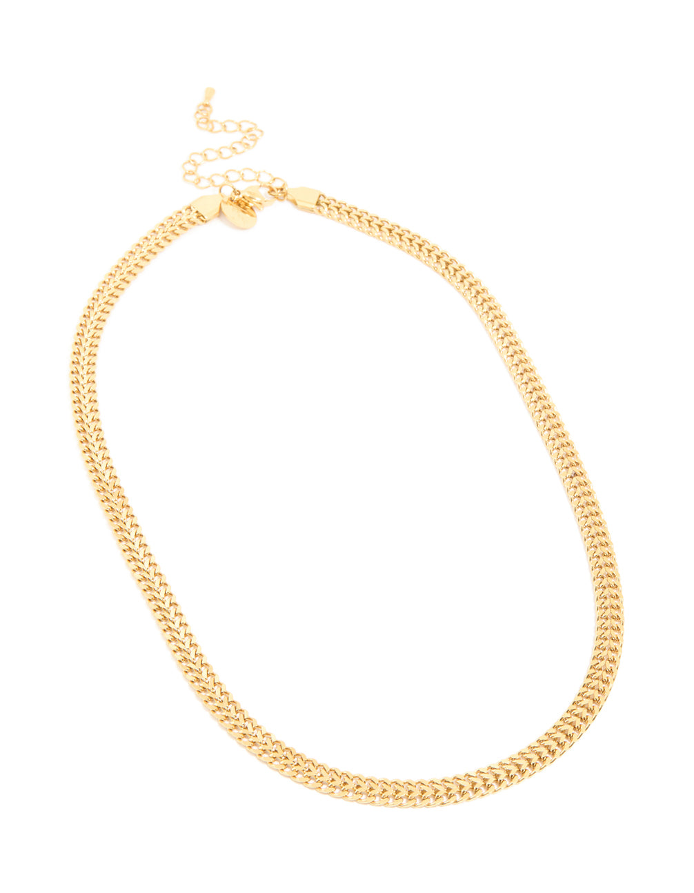 Waterproof Gold Plated Stainless Steel Box Chain Necklace