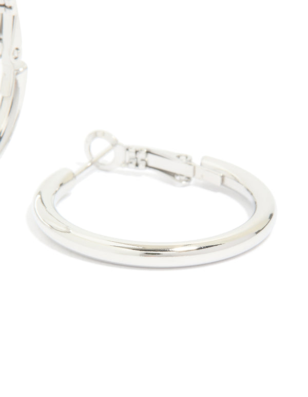 Waterproof Stainless Steel Hoop Earrings 40 MM