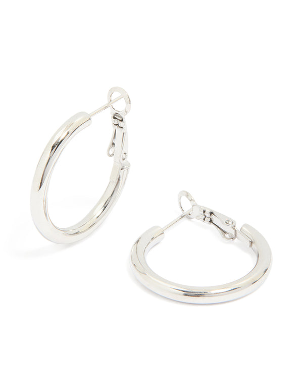 Waterproof Stainless Steel Hoop Earrings 30 MM
