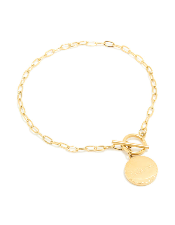 Waterproof Stainless Steel Beloved T & O Bracelet