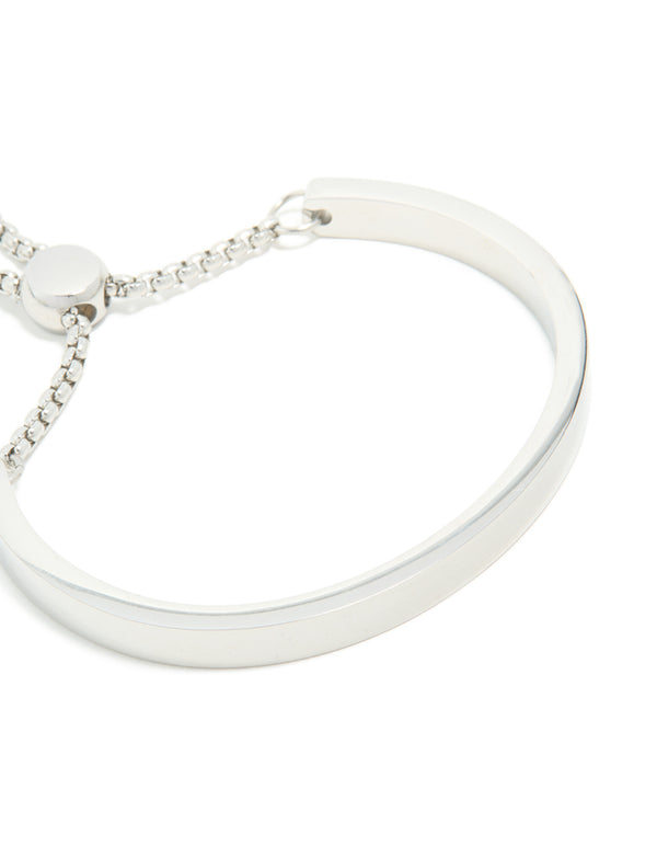 Waterproof Stainless Steel Adjustable Toggle Bangle