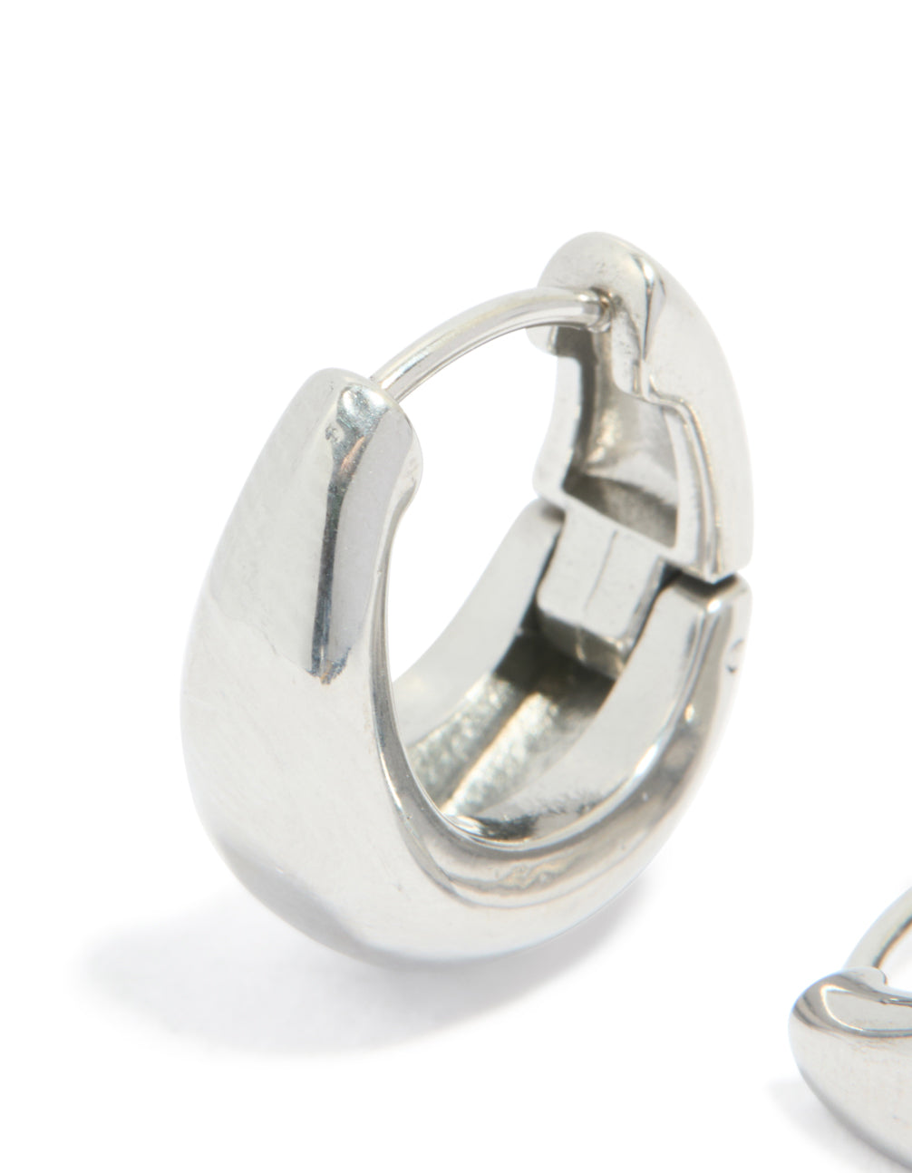 Surgical Steel Bold Oval Hoop Earrings
