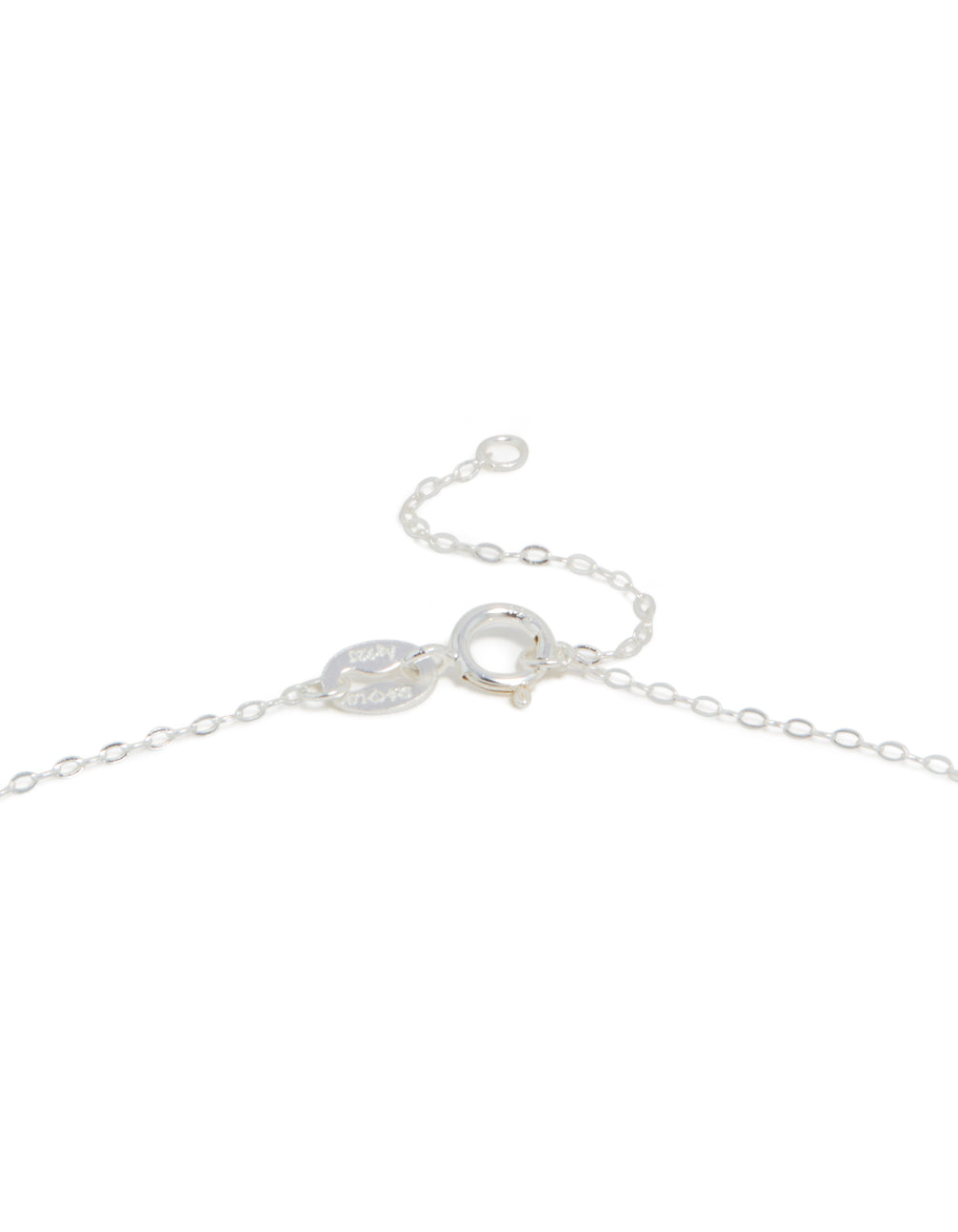 Sterling Silver Cubic Zirconia Cross Y-Necklace