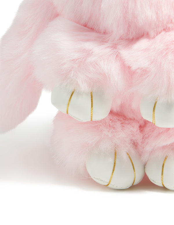 Kids Pink Polyester Bunny Key Chain