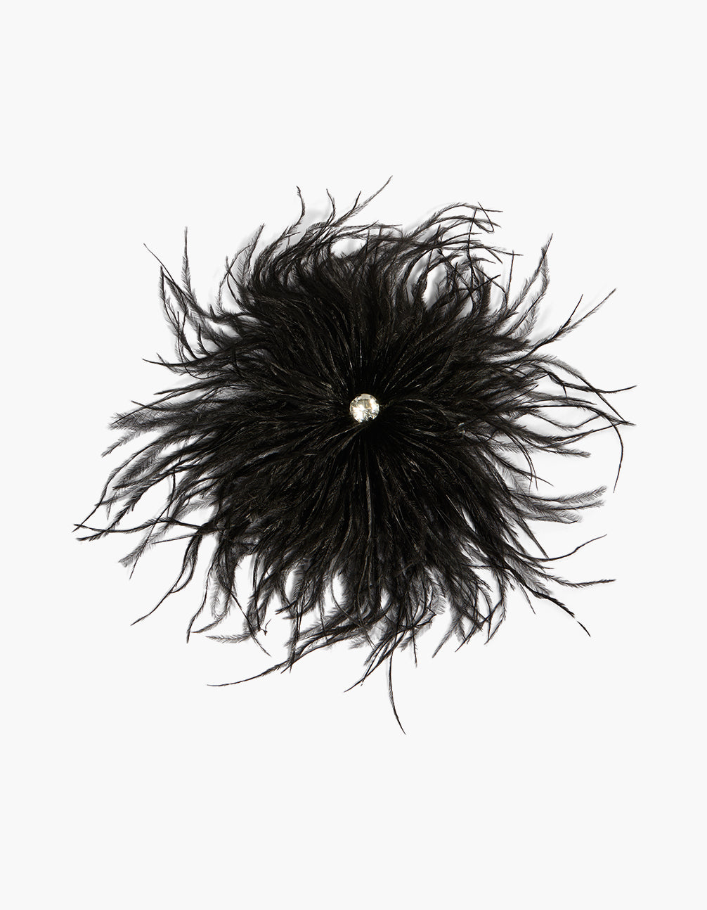 Black Feather Brooch