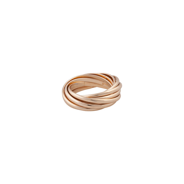 Gold Interlock Ring