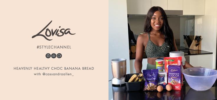 Heavenly Healthy Choc Banana Bread with Cassandra