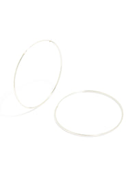 Sterling Silver 50Mm Hoop - link has visual effect only