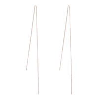 Sterling Silver Classic Thread-Through Earrings - link has visual effect only