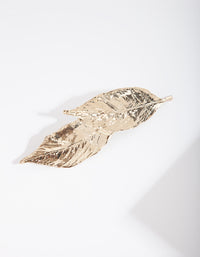 Gold Double Leaf Clip - link has visual effect only