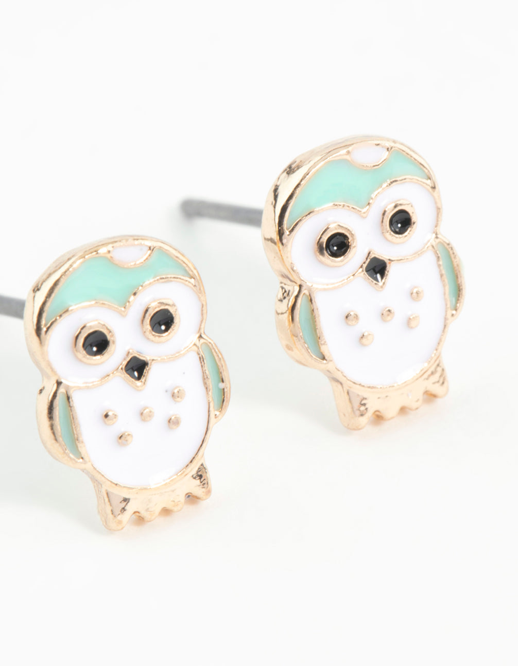 Mini Owl Stud Earrings
