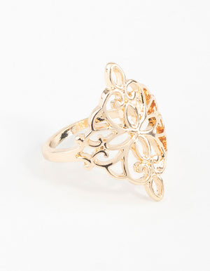 Gold Filigree Ring