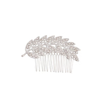 CURVED CRYSTAL LEAF COMB - link has visual effect only