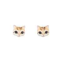 Mini Kitten Stud Earrings - link has visual effect only