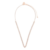 Rose Gold Cup Chain V Shape Necklace - link has visual effect only