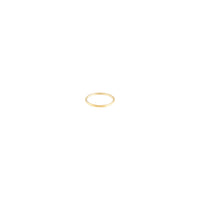 Gold Thin Clicker Hoop Earring - link has visual effect only