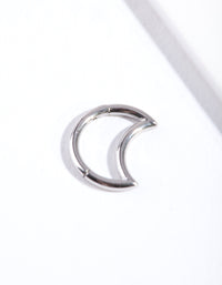 Surgical Steel Crescent Moon Clicker - link has visual effect only