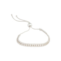 Silver Diamante Toggle Tennis Bracelet - link has visual effect only