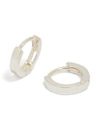 Sterling Silver Classic Huggie Earrings - link has visual effect only