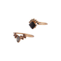 Vintage Gem Black Ring Stack - link has visual effect only