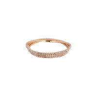 Gold Flexible 3 Pack Cupchain diamante Bracelet - link has visual effect only