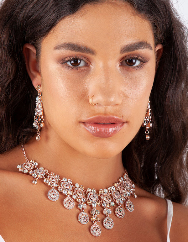 Rose Gold Dolce Vita Necklace