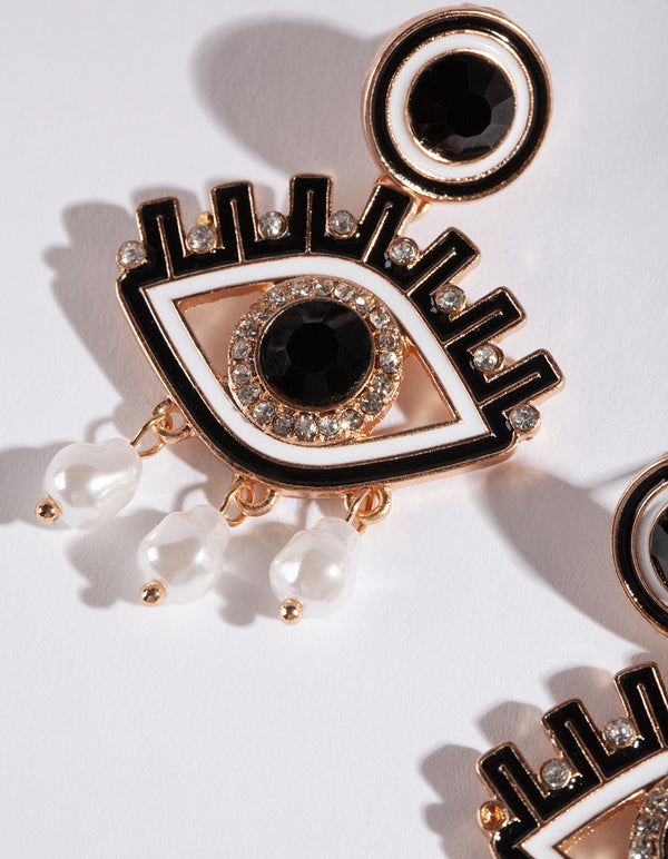 ERST SG LASHES & PEARL DRP ER@