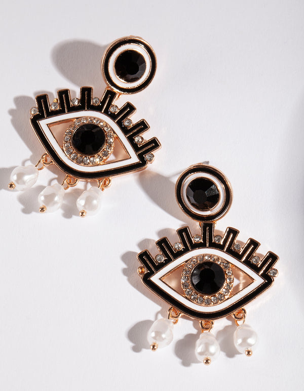 ERST SG LASHES & PEARL DRP ER@