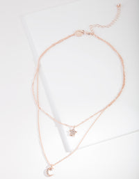 Rose Gold Starry Night Necklace - link has visual effect only