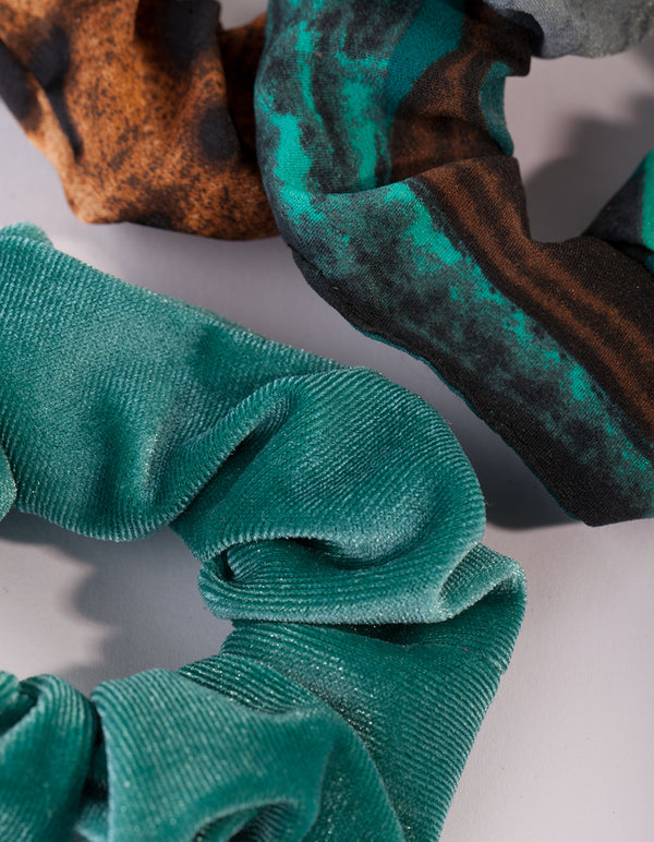 HESSN FB VLVT LEO TEAL 3PK SCR