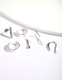 Silver Crystal Cuff Earring Pack - link has visual effect only