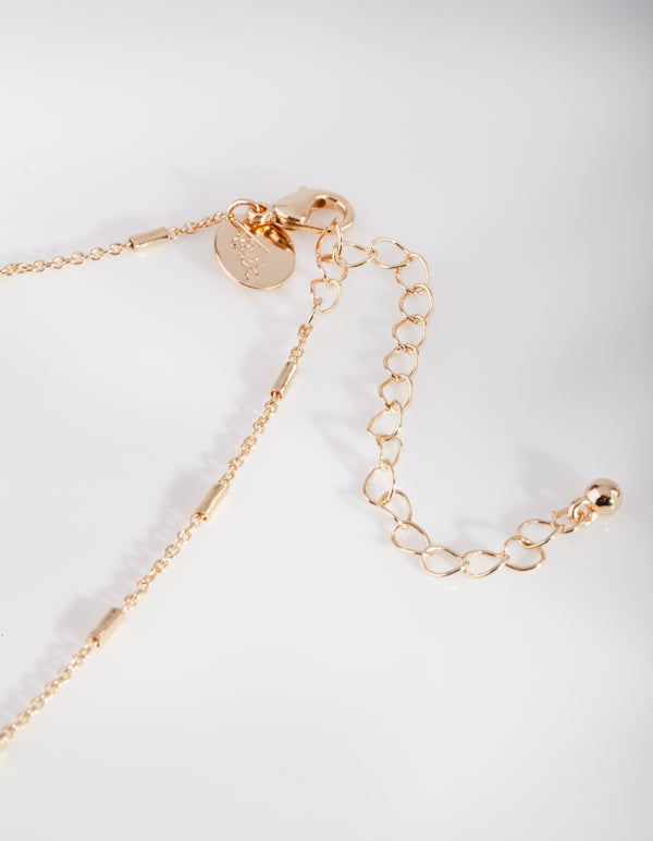 Gold Beaded Body Chain