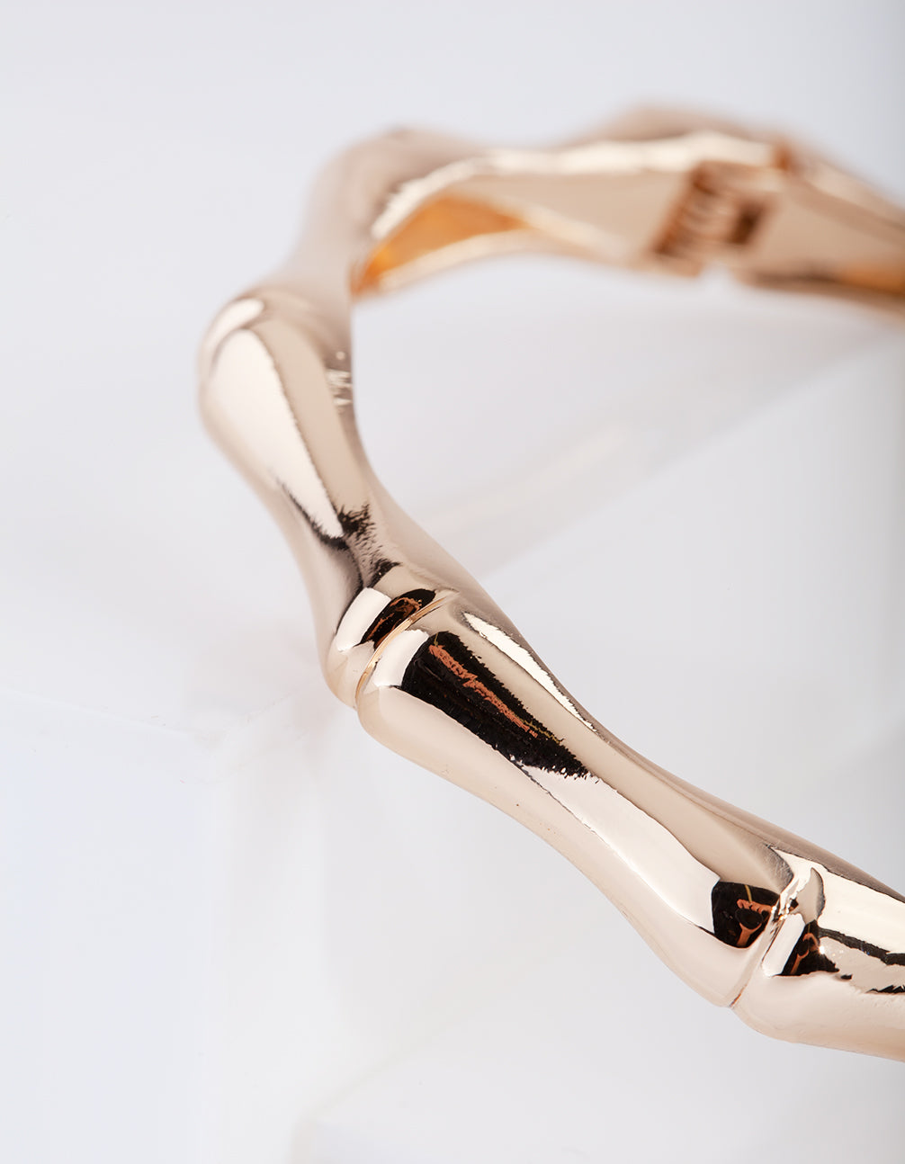 Bamboo Clamp Clip Bracelet