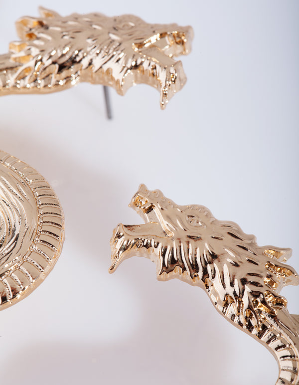 Fiery Dragon Earrings