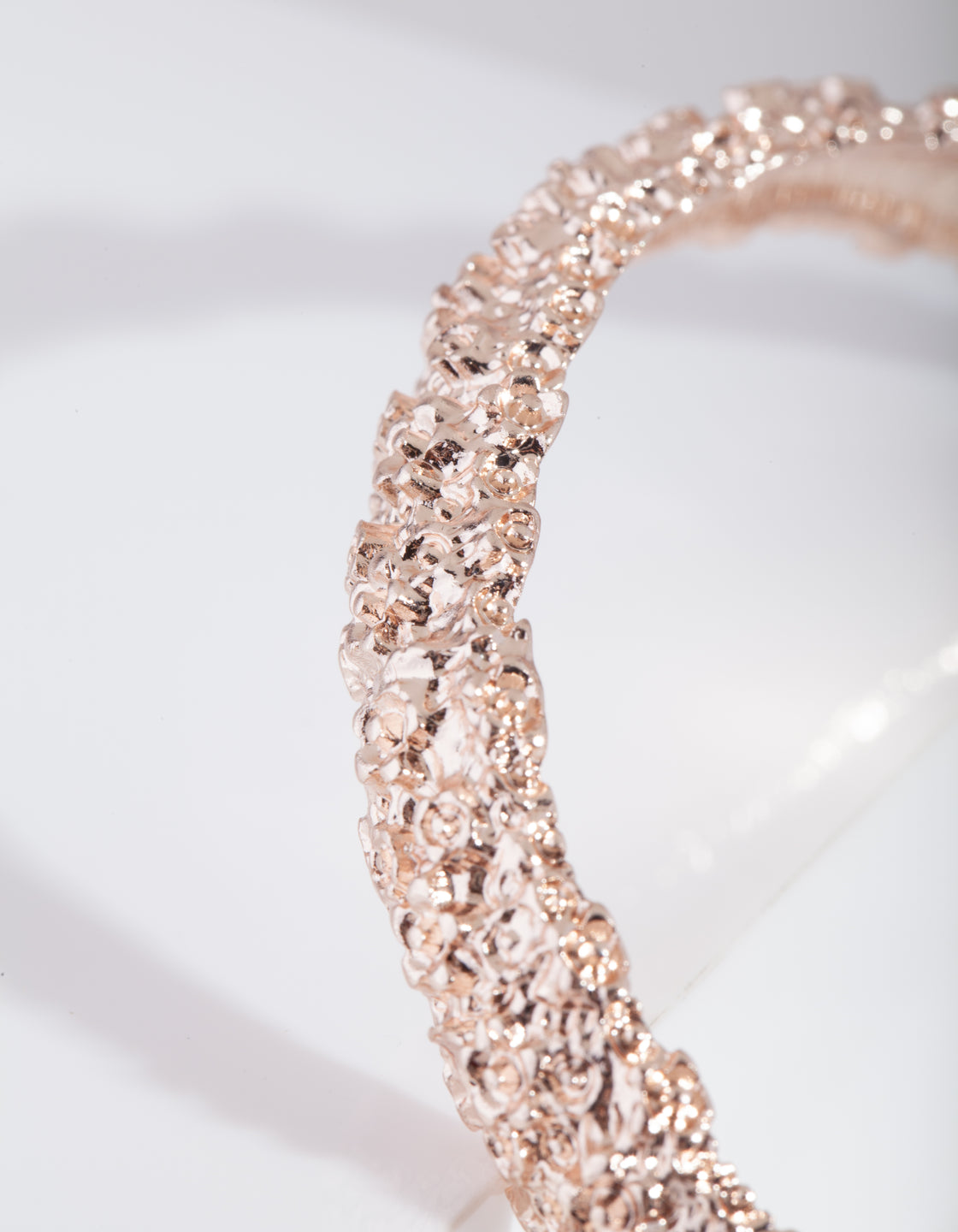 Crater Rose Gold Bracelet