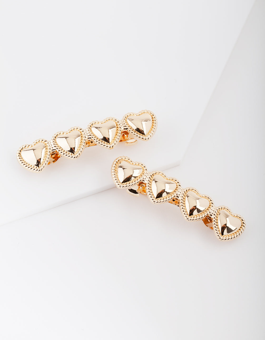 HESSN HEART 2PK BARRETTES